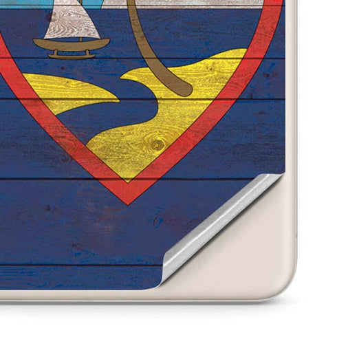 Guam Flag Dark Wood Google Pixel 8 Pro Skin